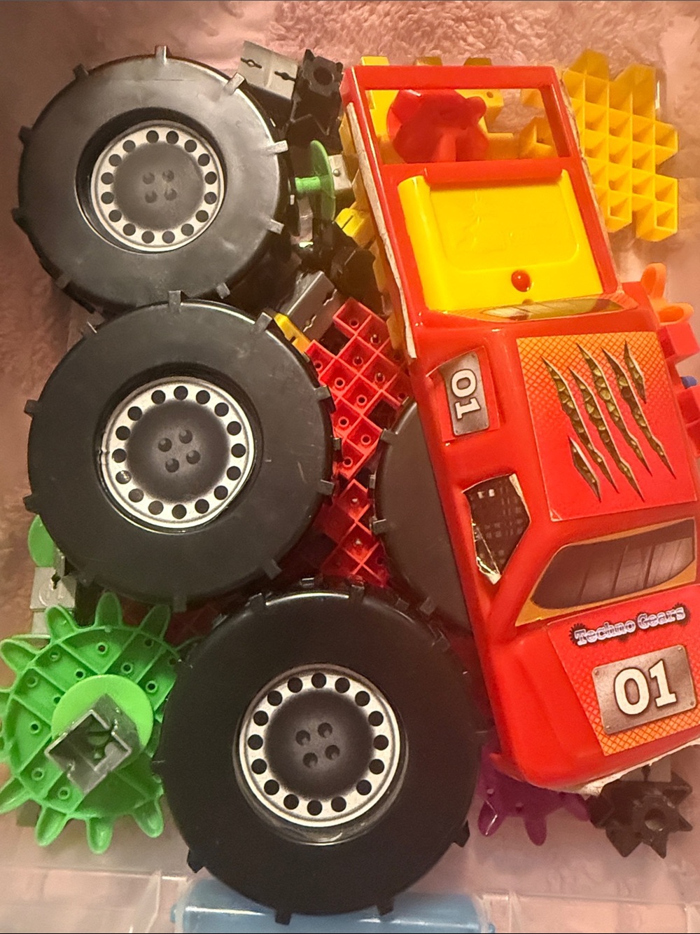 Red Monster Truck Toy Car for Kids - Brand Unknown